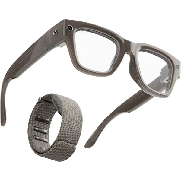 Ray-Ban Meta Smart Glasses with Neural Band (Sand Size 2) – Shiny Sand/ Sand