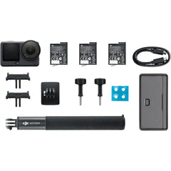 DJI Osmo Action 6 Adventure Combo 8K Action Camera with Multifunctional Battery Case & Accessories