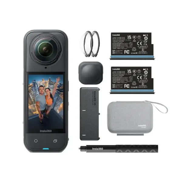 Insta360 X5 8k Action Camera (Essentials Bundle) - Black