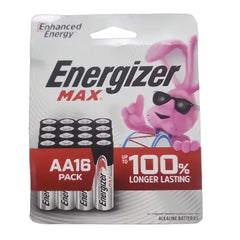 Energizer MAX AA Alkaline Batteries 16 Pack