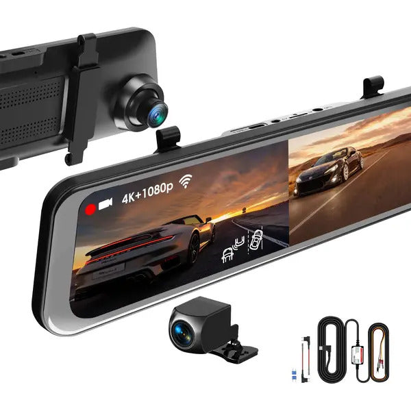 Rexing M2 Max Pro 4k (Wi-Fi & GPS) Mirror Dash Camera – Black