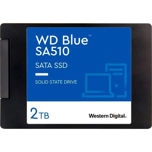 محرك أقراص الحالة الصلبة الداخلي SATA مقاس 2.5 بوصة من Western Digital SA510 - أزرق