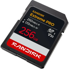 SanDisk Extreme PRO SDXC UHS-I 256GB Memory Card – 250MB/s