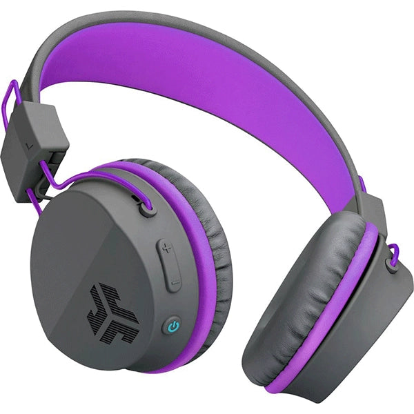 JLab Jbuddies Headphone Studio Wireless Bluetooth On-Ear Kids Headphones Graphite / Purple Price in Dubai