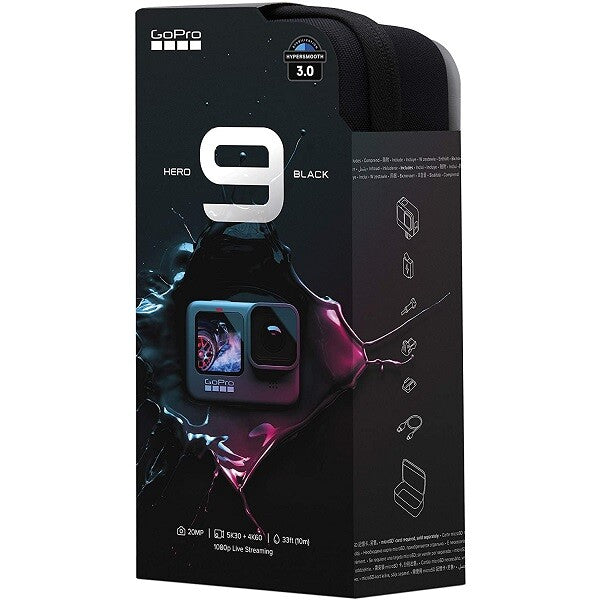 GoPro Hero 9, Waterproof Action Camera With Touch Screen (Special Bundle) - Black Price in Dubai
