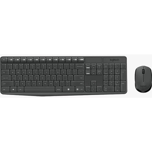 Logitech Combo MK235 Wireless Keyboard & Mouse - Black Price in Dubai