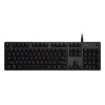Used Logitech G512 Carbon Mechanical Gaming Keyboard, RGB Backlit – Red Linear