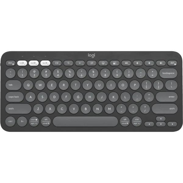 Logitech K380s Pebble Keys 2 Wireless Keyboard – Tonal Graphite