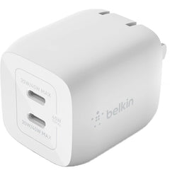 Belkin BoostCharge Pro 45W Dual USB-C GaN Wall Charger - White Price in Dubai
