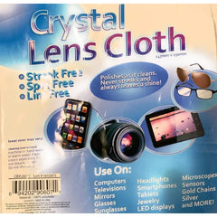 Crystal Lens Cloth – Premium Cleaning Cloth for Glasses, Cameras & Screens