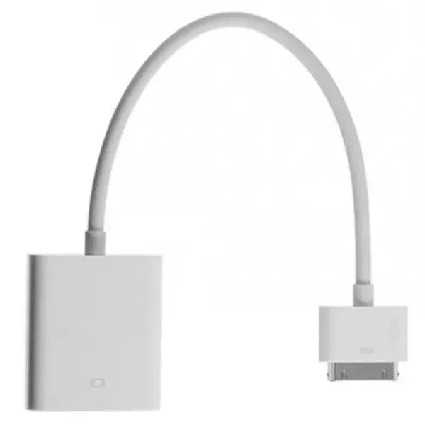 Apple 30-pin Dock Connector to VGA Adapter White