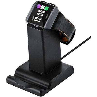 Aresh Fitbit Charger & Phone Stand, 2-in-1 Desktop Charging Dock