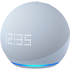 Amazon Echo Dot with Clock (5th Gen) Smart Speaker with Alexa - Cloud Blue