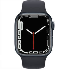 Apple Watch Series 7 (GPS + Cellular) 41mm Smart Watch Aluminum Case with Sport Band - Midnight