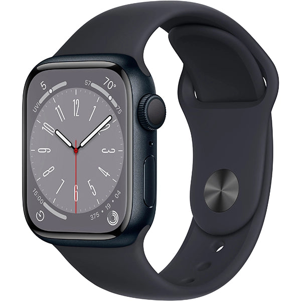Apple Watch Series 8 41mm/SM (GPS) Aluminum Case with Midnight Sport Band