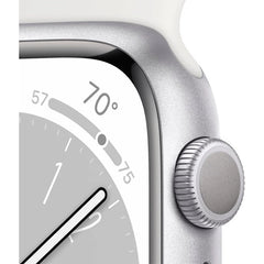 Apple Watch Series 8 (GPS) 41mm/ML Smart Watch Silver Aluminum – White Price in Dubai