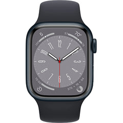 Apple Watch Series 8 (GPS) 45mm/SM Smart Watch Aluminum Case with Sport Band - Midnight Price in Dubai