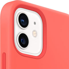 Apple iPhone 12 mini Silicone Case with MagSafe - Pink Citrus Price in Dubai