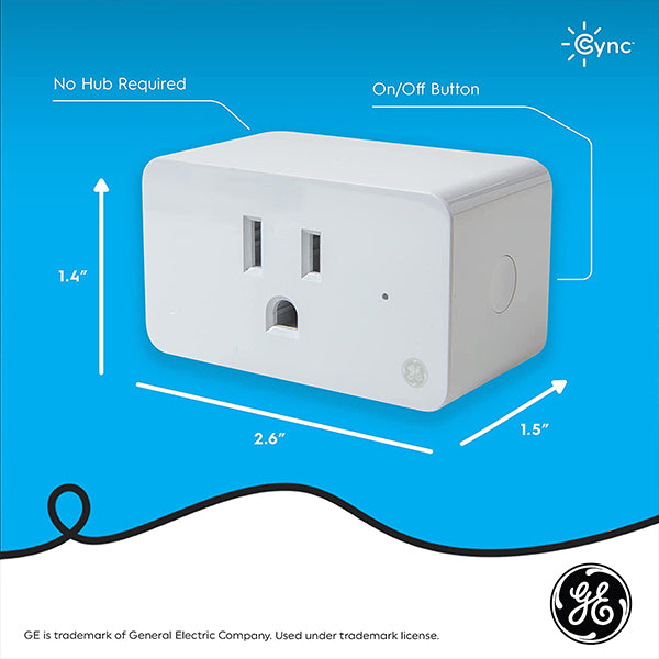 C by GE On/Off Smart Plug - White Price in Dubai