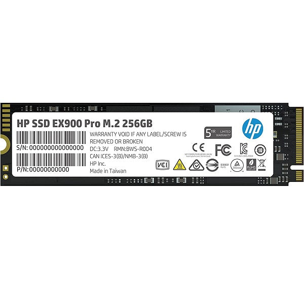 HP EX900 Pro M.2 NVMe Internal PC SSD 256GB