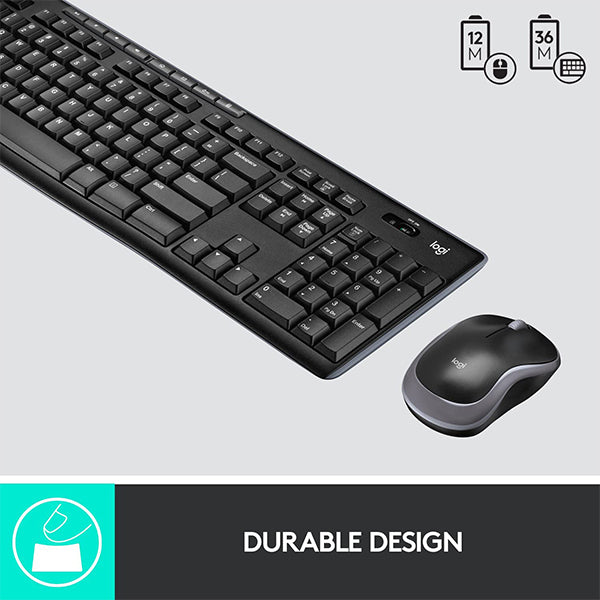 Logitech Combo Wireless Keyboard &amp; Mouse