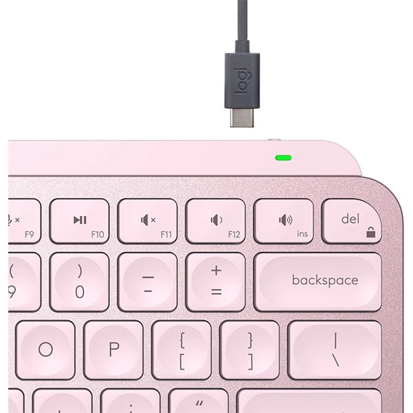 Logitech MX Keys Mini TKL Wireless Bluetooth Scissor Keyboard with Backlit Keys – Rose Price in Dubai