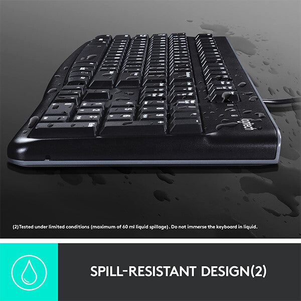 Logitech Mk120 Corded Keyboard &amp; Mouse Combo Price in Dubai