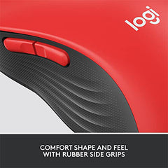 Logitech Signature M650 L Wireless Mouse - Red Price in Dubai