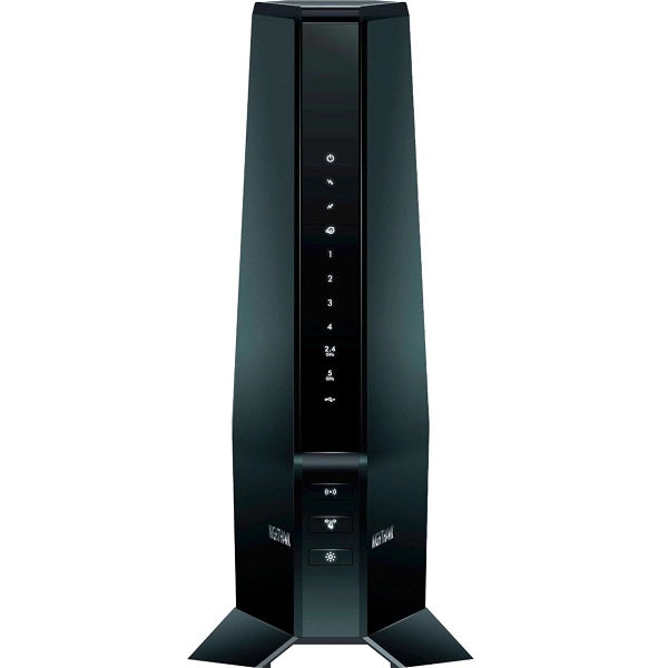 NetGear Nighthawk AX6 AX2700 6-Stream Wi-Fi Cable Modem Router – Black