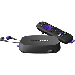 Roku Ultra LT (2021) Streaming Device 4KHDRDolby Vision with Roku Voice Remote - Black