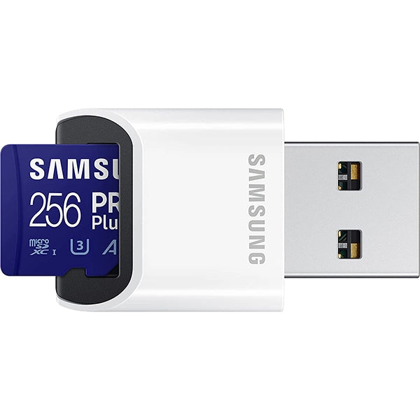 Samsung PRO Plus 256GB microSDXC UHS-I Memory Card with Reader