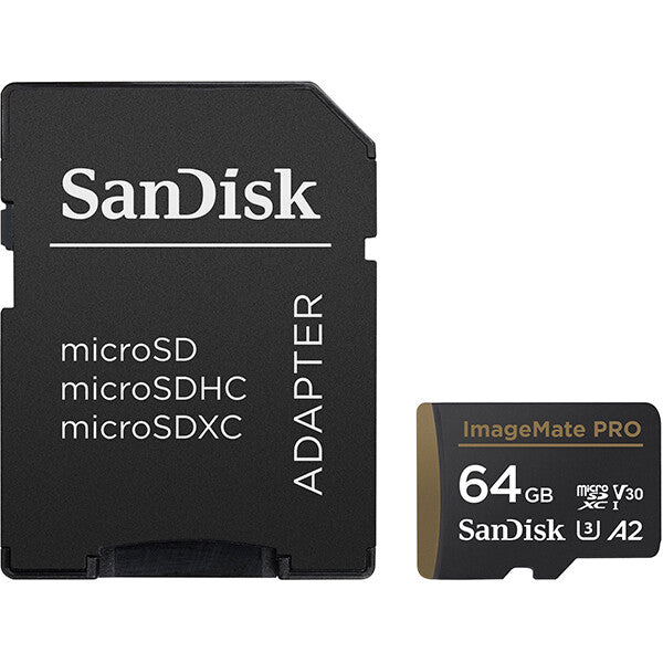 SanDisk Memory Card Micro SD Imagemate Pro with Adapter