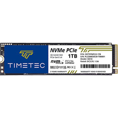 Timetec SSD NVMe PCIe GEN3x4 M.2 2280 3D NAND for PC Laptop and Desktop - 1TB