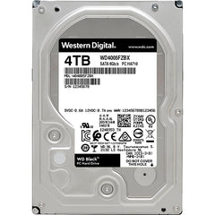 Western Digital BLACK SATA 3.5 7.2k RPM 4TB Internal Hard Drive