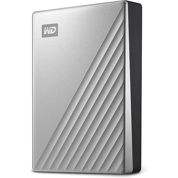 Western Digital My Passport Ultra for Mac Portable External Hard Drive HDD 2TB - Silver