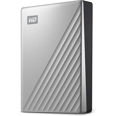 Western Digital My Passport Ultra for Mac Portable External Hard Drive HDD 2TB - Silver