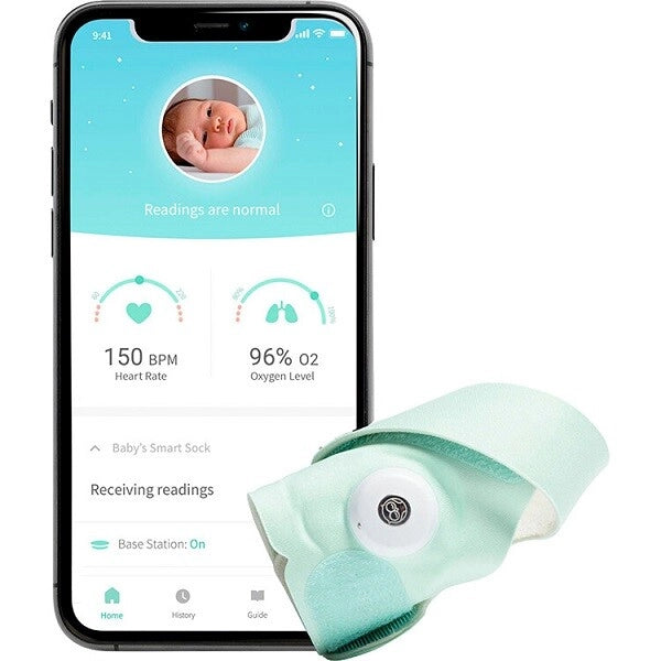 Owlet Smart Sock 3 Baby Monitor with Oxygen &amp; Heart Rat