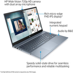 HP Pavilion 15.6" FHD 1920 x 1080 Laptop AMD Ryzen 8GB SDRAM 512GB SSD - Horizon Blue
